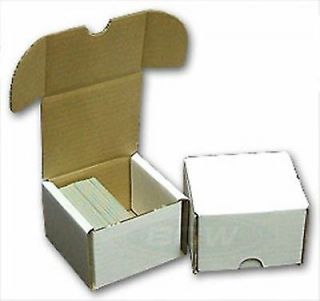 (25) 200 Count Baseball Trading Card Cardboard Storage Boxes
