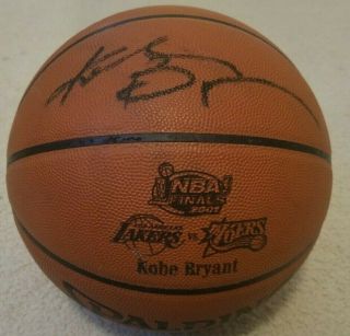 Kobe Bryant Signed Autographed 2001 Nba Finals Basketball Psa Dna Global