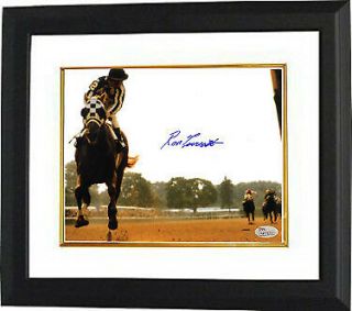 Ron Turcotte Signed Secretariat 1973 Belmont Stakes 16x20 Photo Framed - Jsa Holo