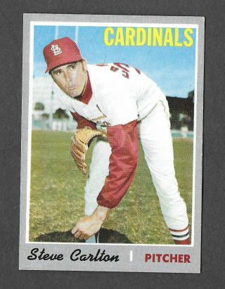 1970 Topps 220 Steve Carlton St Louis Cardinals Philadelphia Phillies Hof