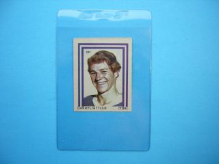 1972/73 Eddie Sargent Nhl Hockey Stamp Sticker Card 204 Darryl Sittler Sharp,