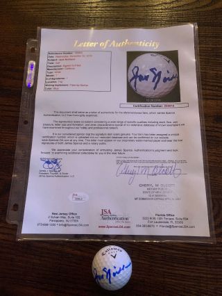 Jack Nicklaus Authentic Signed Calloway 1 Golf Ball Autographed Proof & Jsa