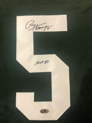 Green Bay Packers Paul Hornung Autographed Signed Auto Hof Jersey W/