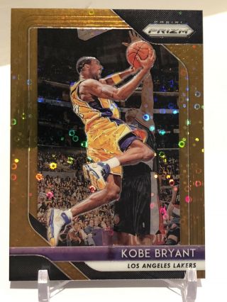 2018 - 19 Panini Prizm Kobe Bryant Fast Break Bronze Prizm 12/20 Lakers