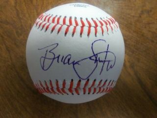 Brian Snitker Autographed Baseball Atlanta Braves