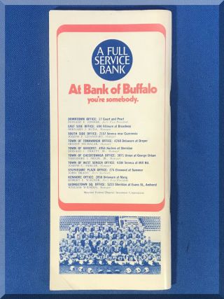 1969 BUFFALO BILLS AFL AMERICAN FOOTBALL LEAGUE NFL TEAM YEARBOOK 108 PAGES 2