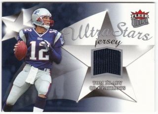 2006 Fleer Ultra Stars Jersey Tom Brady