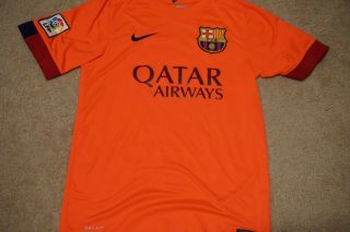 Fc Barcelona Away Jersey 2014 - 15 Mens Small (pre - Owned)