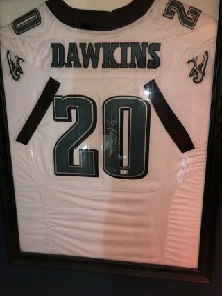 Brian Dawkins Autographed Signed Jersey Nfl Philadelphia Eagles.  (authenticated)