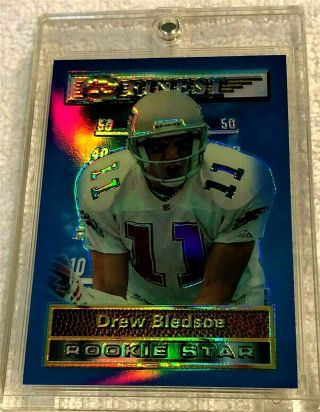 Drew Bledsoe 1994 Topps Finest Rookie Star Refractor 146 Very Rare Patriots