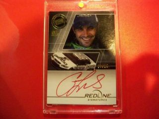 2014 Press Pass Redline Signatures Gold Racing Card Rs - Casey Mears /25