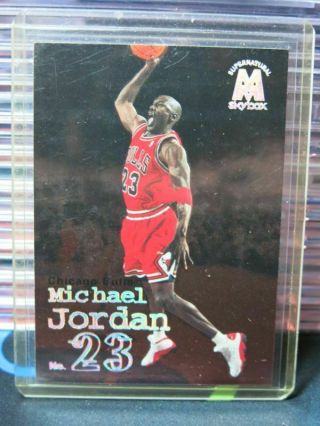 1998 - 99 Skybox Molten Metal Michael Jordan Supernatural 141 Bulls Bb