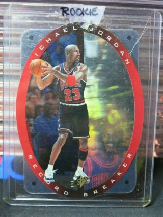 1996 - 97 Upper Deck Spx Michael Jordan Record Breaker Hologram Die Cut R1 Bb