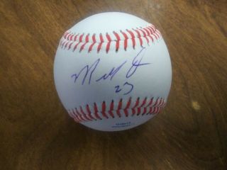 Marcell Ozuna Autographed Baseball St.  Louis Cardinals