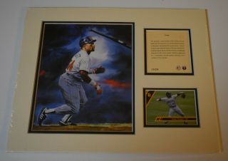 Kelly Russell Matted Lithograph/card Kirby Puckett " Kirby " 1626