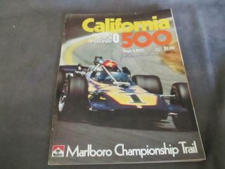1971 California 500 Ontario Motor Speedway Souvenir Program Ch2