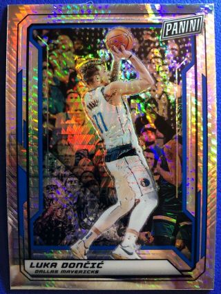Luka Doncic 2018 - 19 Panini National Prizm Rc Rookie Silver Flash Refractor