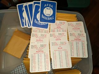 1981 Apba Baseball Card Set (all 26 Teams)
