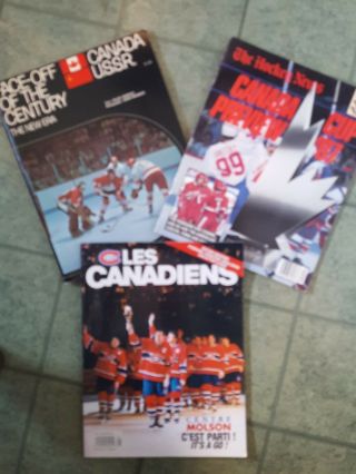 Three Vintage Canadian Hockey Booklets Inc 
