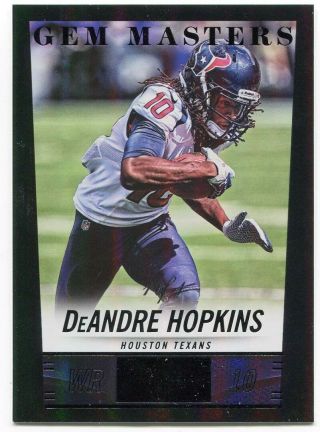 Deandre Hopkins 2014 Score Hot Rookies Gem Masters 1/1 Houston Texans 89 Rare