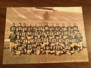 1961/green Bay Packers Team Pennant Photo/nfl Champions/hornung - Starr - Taylor,