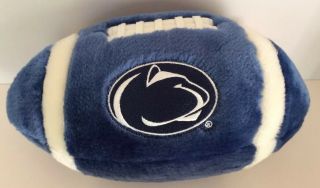 Penn State Nittany Lion Plush Foodball,  11 ",  Blue/white