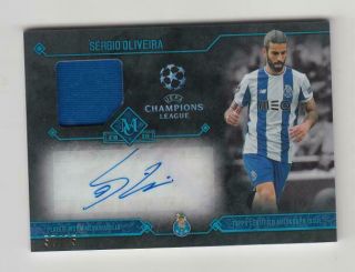 2017 - 18 Topps Champions League Museum Jersey Auto Card :sergio Oliveira 5775