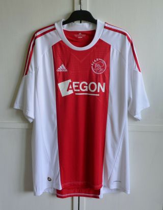 Ajax Amsterdam Holland 2010 2011 Home Football Shirt Jersey Camiseta Size (xxl)