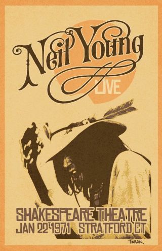 Neil Young 13x19 Concert Poster 2