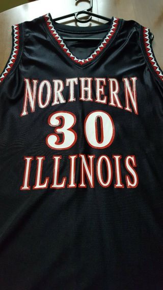 Niu Northern Illinois Huskies Basketball Game Worn Jersey From The 1990 
