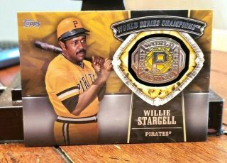 2014 Topps Willie Stargell World Series Champions Commemorative Ring Card (1197)