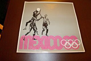 1968 Mexico Olympic Games Basketball Poster