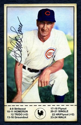 Banty Red Stan The Man Game Hank Sauer,  Chicago Cubs Debut