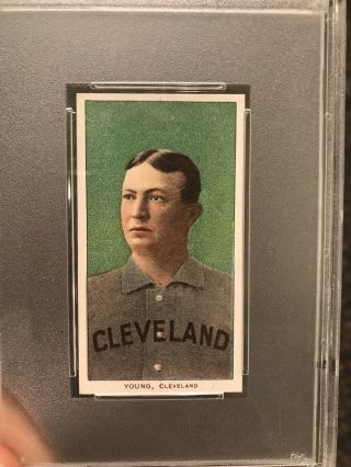 1909 - 11 T206 Cy Young Portrait PSA Auth Trimmed Unreal Eye Appeal 2