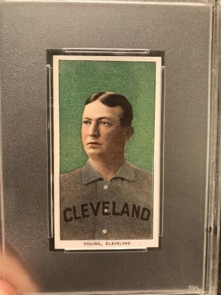 1909 - 11 T206 Cy Young Portrait PSA Auth Trimmed Unreal Eye Appeal 3