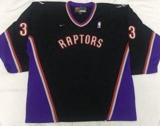 Vintage Nike Nba Toronto Raptors Antonio Davis 33 Hockey Jersey Size 2xl