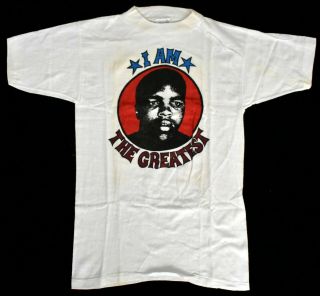 1970s Muhammad Ali I Am The Greatest Boxing T - Shirt Size Small
