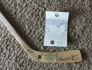 Bobby Orr Bruins Signed Le 1974 - 75 Commemorative Victoriaville Stick Gnr