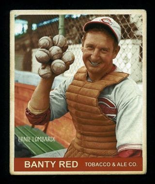 Banty Red R319 " 1935 " Ernie Lombardi,  Cincinnati Reds
