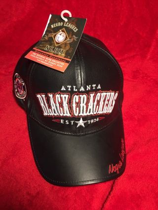 Atlanta " Black Crackers " Negro League Baseball Hat Ajustable