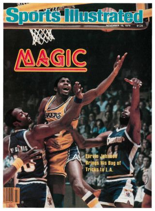 November 19,  1979 Earvin Magic Johnson Los Angeles Lakers Sports Illustrated
