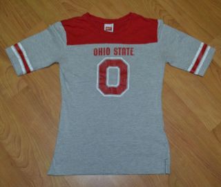 Ohio State University Buckeyes Womens Jrs Retro Jersey T Shirt Small Nike 4 - 6