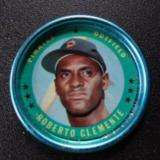 1971 Topps Baseball Coin 71 Roberto Clemente Coin