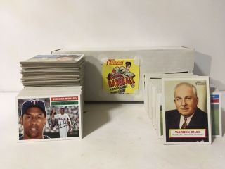 2005 Topps Heritage Baseball Card Base Set 385 Cards