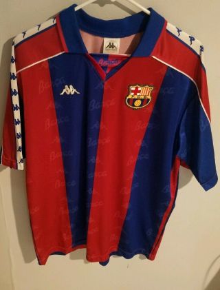 Barcelona soccer jersey season 94 10 (Romario) Size L 3