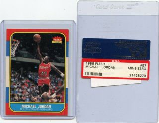 1986 - 87 Fleer Basketball Complete Set,  W/ Michael Jordan Rookie Rc (minisizerq)