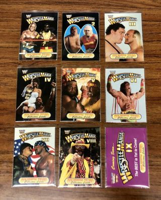 1993 Coliseum Video.  Wwf 9 Card Set.  Hulk Hogan,  Macho Man,  Ultimate Warrior.