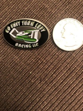 Go Fast Turn Left Racing Tack Unlimited Hydroplane Pin Button Seattle Seafair