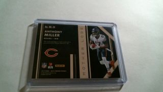 Anthony Miller 2019 Panini Gold Standard Mother Lode Patch Relic 087/149 Bears 2