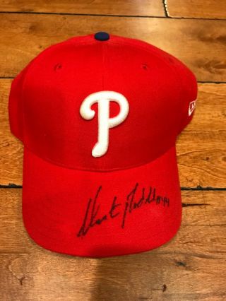 Vicente Padilla Philadelphia Phillies Era Signed Hat Cap